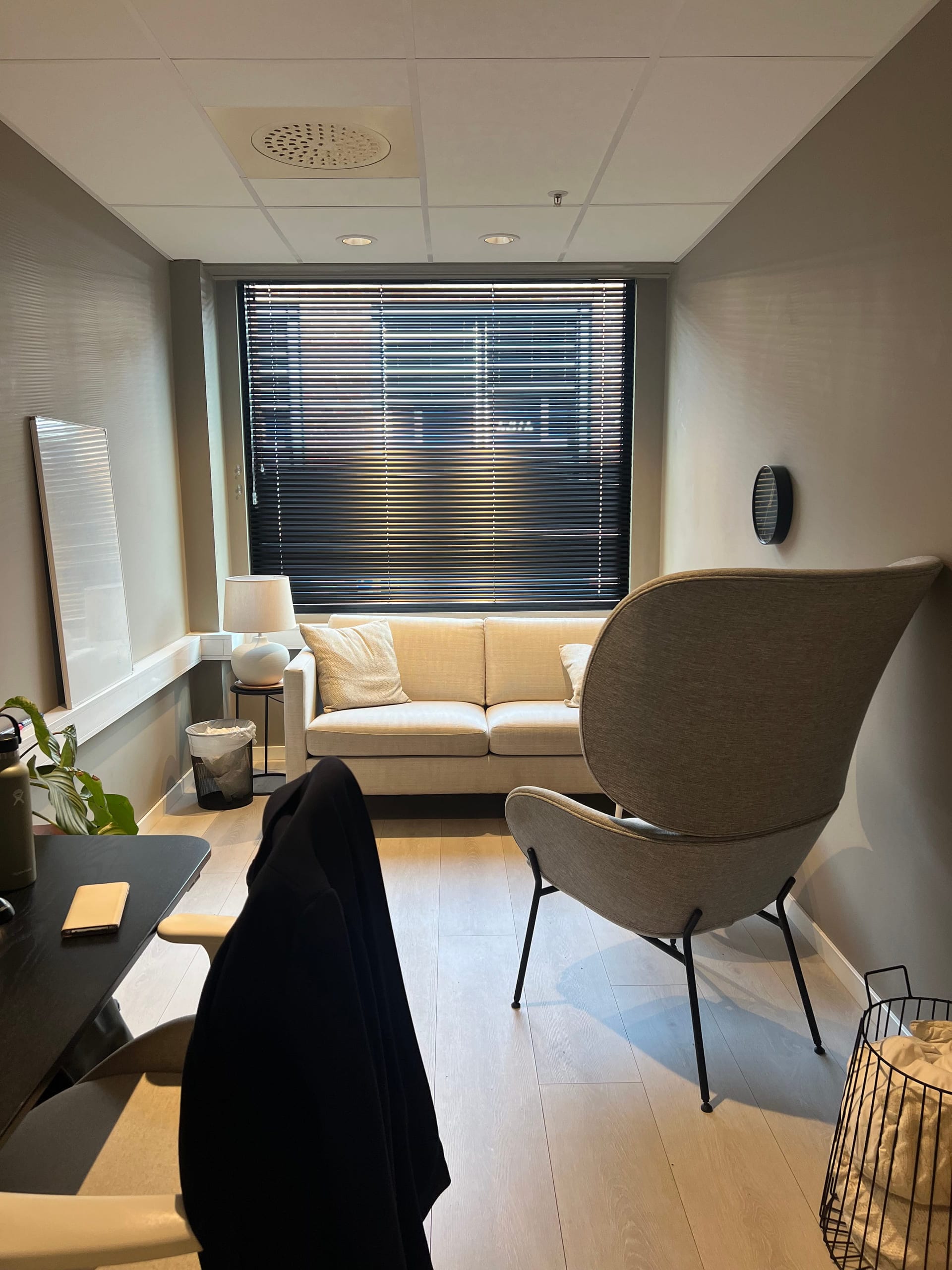 Et av våre samtalerom ved klinikken på Skøyen