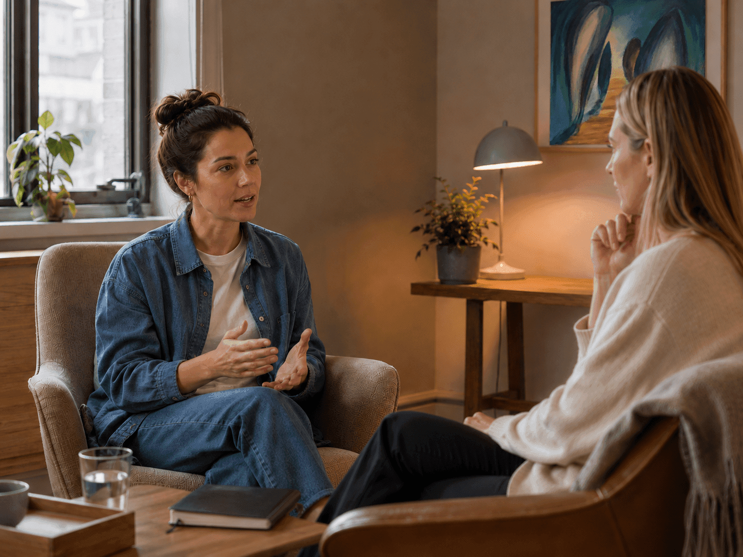 Integrasjonssamtale med psykolog etter ketaminbehandling